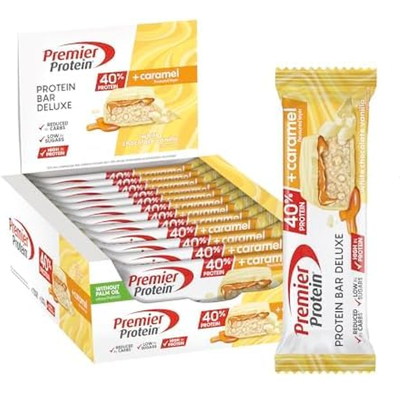 Premier Protein - Proteinriegel Deluxe 40% - Weiße Schokolade Vanille - 12x50g Premier Protein - Proteinriegel Deluxe 40% - Weiße Schokolade Vanille - 12x50g