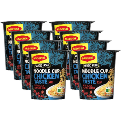 Maggi Magic Asia Noodle Cup Curry 63 g X 8 Maggi Magic Asia Noodle Cup Curry 63 g X 8