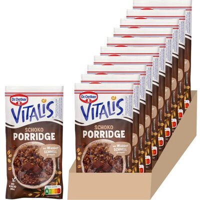 Dr. Oetker Vitalis Schoko Porridge Vorteilspack 10 x 61g Dr. Oetker Vitalis Schoko Porridge Vorteilspack 10 x 61g