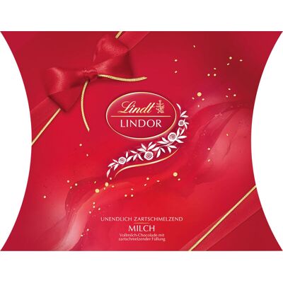 Lindt LINDOR Kissenpackung Milch, 250g Lindt LINDOR Kissenpackung Milch, 250g