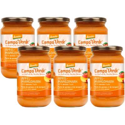 Campo Verde CV demeter Bio Apfel-Mangomark 360 g X 6 Campo Verde CV demeter Bio Apfel-Mangomark 360 g X 6