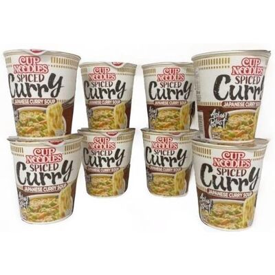 Nissin Instant-Nudeln Cup Curry 8 x 67 g 1 Packung Nissin Instant-Nudeln Cup Curry 8 x 67 g 1 Packung
