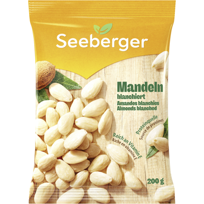 Seeberger Blanchierte Mandeln 200g Seeberger Blanchierte Mandeln 200g