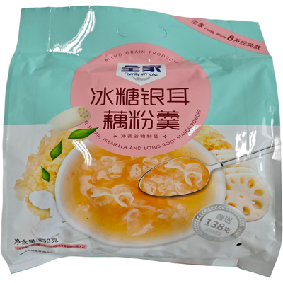 Family Whole Kandiszucker Silberohr Lotuswurzelpulver Suppe (Inklusive Reiner Glukose) 838 g Family Whole Kandiszucker Silberohr Lotuswurzelpulver Suppe (Inklusive Reiner Glukose) 838 g