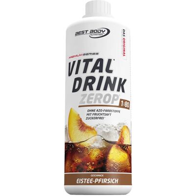 Best Body Nutrition Vitalgetränk Zero - Eistee Pfirsich - 1000 ml Flasche Best Body Nutrition Vitalgetränk Zero - Eistee Pfirsich - 1000 ml Flasche