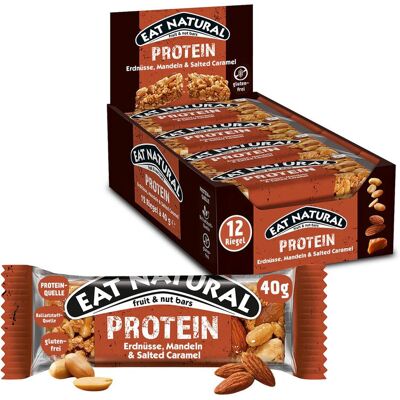 Eat Natural Proteinriegel Erdnuss Mandel & Salziges Karamell 12 × 40 g Eat Natural Proteinriegel Erdnuss Mandel & Salziges Karamell 12 × 40 g