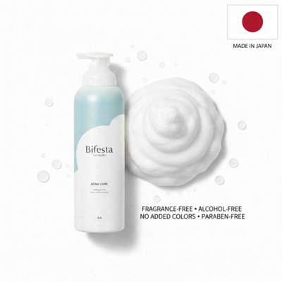 Bifesta Mandom Foaming Whip Acne Care 200g – Kohlensäurehaltiger Gesichtsreinigungsschaum gegen Pickel & Akne, Porenreinigender Cleanser für unreine Haut Bifesta Mandom Foaming Whip Acne Care 200g – Kohlensäurehaltiger Gesichtsreinigungsschaum gegen Pickel & Akne, Porenreinigender Cleanser für unreine Haut