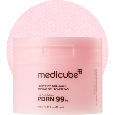 Medicube PDRN rosa Kollagen tonisierendes Gel-Tonerpad Medicube PDRN rosa Kollagen tonisierendes Gel-Tonerpad