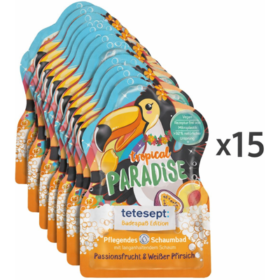 tetesept Schaumbad tropical Paradise 15 x 40 ml tetesept Schaumbad tropical Paradise 15 x 40 ml