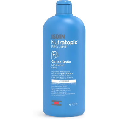 Isdin Nutratopic Pro-AMP Emollient Badesgel - Atopische Haut, 750ml Isdin Nutratopic Pro-AMP Emollient Badesgel - Atopische Haut, 750ml