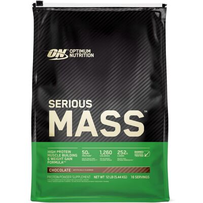 Optimum Nutrition Serious Mass (5455g) - Schokolade Optimum Nutrition Serious Mass (5455g) - Schokolade