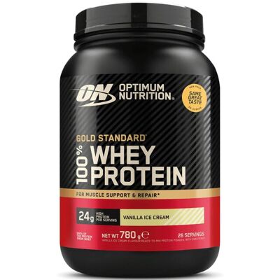 Optimum Nutrition Gold Standard 100% Whey - 780 g - Vanilleeis Optimum Nutrition Gold Standard 100% Whey - 780 g - Vanilleeis