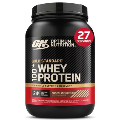 Optimum Nutrition Gold Standard 100% Whey - 780 g - Schokolade-Haselnuss Optimum Nutrition Gold Standard 100% Whey - 780 g - Schokolade-Haselnuss