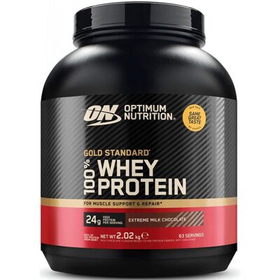 Optimum Nutrition Gold Standard 100% Whey - 2020 g - Extreme Milk Chocolate Optimum Nutrition Gold Standard 100% Whey - 2020 g - Extreme Milk Chocolate