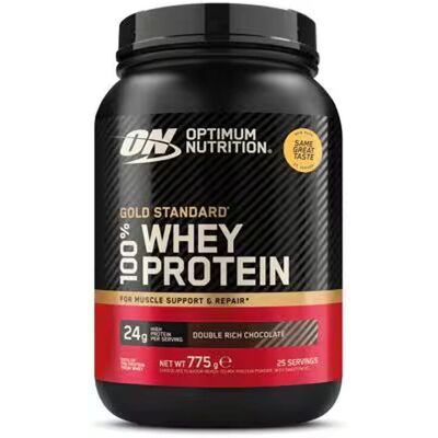 Optimum Nutrition Gold Standard 100% Whey - 775 g - Double Rich Chocolate Optimum Nutrition Gold Standard 100% Whey - 775 g - Double Rich Chocolate