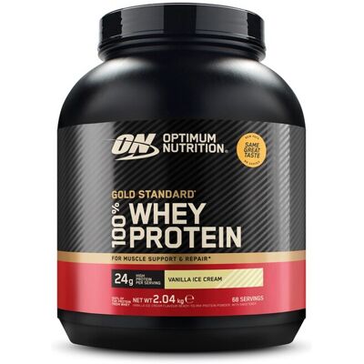 Optimum Nutrition Gold Standard 100% Whey - 2000 g - French Vanilla Creme Optimum Nutrition Gold Standard 100% Whey - 2000 g - French Vanilla Creme
