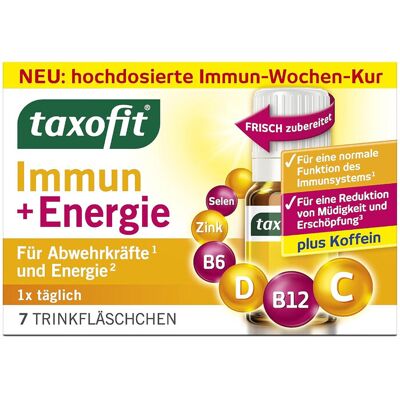 Taxofit Immun & Energie Trinkampullen - Nahrungsergänzungsmittel Taxofit Immun & Energie Trinkampullen - Nahrungsergänzungsmittel