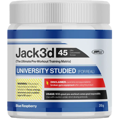USP Labs Jack3d Advanced Pre-Workout - 315 g - Blaue Himbeere USP Labs Jack3d Advanced Pre-Workout - 315 g - Blaue Himbeere