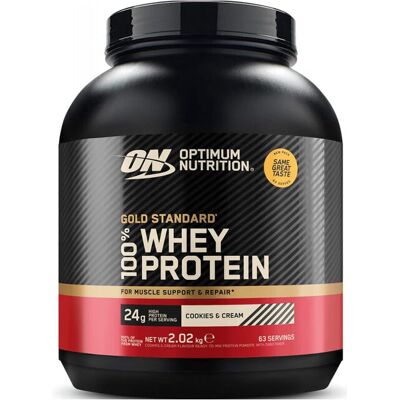 Optimum Nutrition Gold Standard 100% Whey - 2020 g - Cookies & Cream Optimum Nutrition Gold Standard 100% Whey - 2020 g - Cookies & Cream