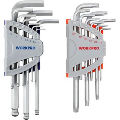 NIPPON WORKPRO Sechskant-Schlüsselsatz - Verschiedene Größen NIPPON WORKPRO Sechskant-Schlüsselsatz - Verschiedene Größen