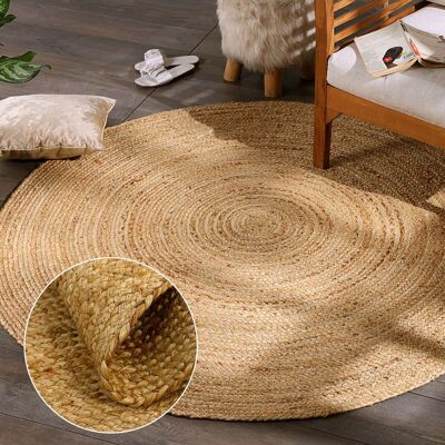 My Flair Teppich "Lola" rund natur 120 x 120 cm My Flair Teppich "Lola" rund natur 120 x 120 cm