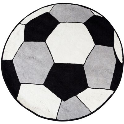 Premier Kids Groß, 100 % Baumwolle, Handgetufteter Fußballteppich 100 x 100 cm, WM-Fan-Teppich, Kugelförmiger Teppich Premier Kids Groß, 100 % Baumwolle, Handgetufteter Fußballteppich 100 x 100 cm, WM-Fan-Teppich, Kugelförmiger Teppich