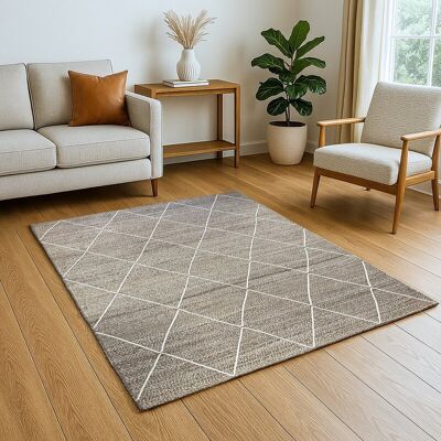 My Flair Teppich "Juna Essence" rechteckig naturgrau 290 x 200 cm My Flair Teppich "Juna Essence" rechteckig naturgrau 290 x 200 cm
