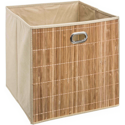 5five Aufbewahrungskorb aus Bambus 31 x 31 x 31 cm 5five Aufbewahrungskorb aus Bambus 31 x 31 x 31 cm