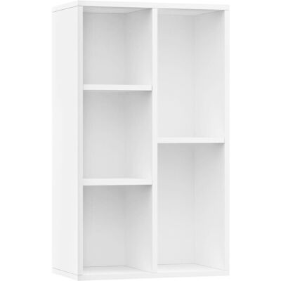 vidaXL Bücherregal/Sideboard 50x25x80 cm Weiß behandeltes Holz vidaXL Bücherregal/Sideboard 50x25x80 cm Weiß behandeltes Holz