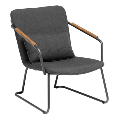 Kettler Loungesessel GENTLE, mattes Anthrazit, ergonomisches Design, Kissen inklusive Kettler Loungesessel GENTLE, mattes Anthrazit, ergonomisches Design, Kissen inklusive