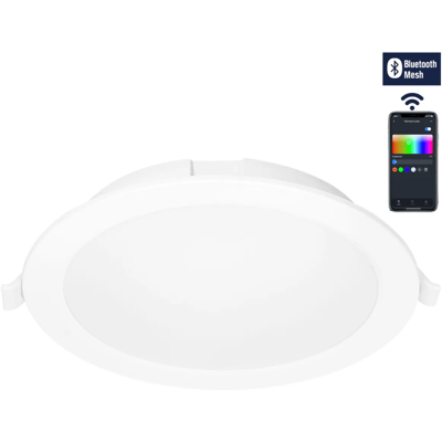 Aigostar Bluetooth MESH Intelligenter Einbaustrahler 15W RGB+CCT Aigostar Bluetooth MESH Intelligenter Einbaustrahler 15W RGB+CCT