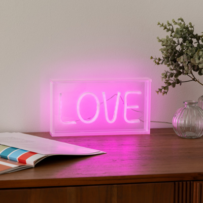 Atmosphera Pink LED Love Neonlampe - LED Neonlampe Atmosphera Pink LED Love Neonlampe - LED Neonlampe