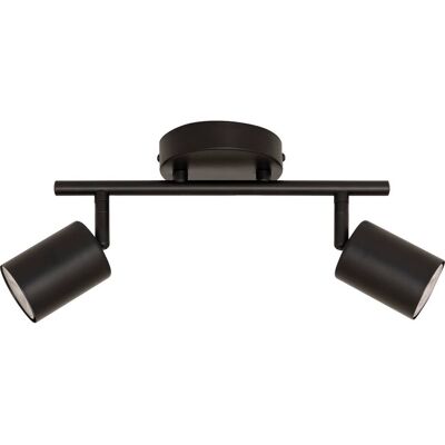 Atmosphera Vico Wandleuchte - Schwarzes Metall, 28 x 10 x 16,5 cm Atmosphera Vico Wandleuchte - Schwarzes Metall, 28 x 10 x 16,5 cm