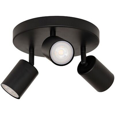 ATMOSPHERA Vico Deckenleuchte 3 Lampen Durchm. 20 cm schwarz Metall ATMOSPHERA Vico Deckenleuchte 3 Lampen Durchm. 20 cm schwarz Metall