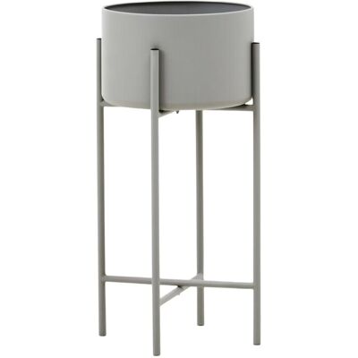 Interiors by Premier Premier Housewares Langlebige große graue Stand-Blumenkiste für den Außenbereich, moderne Blumentopf für Blumen, robuste Stand-Blumenkiste Interiors by Premier Premier Housewares Langlebige große graue Stand-Blumenkiste für den Außenbereich, moderne Blumentopf für Blumen, robuste Stand-Blumenkiste