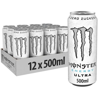 Monster Energy Ultra White Ohne Zucker 12x0,5L Monster Energy Ultra White Ohne Zucker 12x0,5L