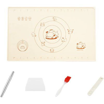 Maxcook Silikon-Backmatte (cremefarben), 50 x 70 cm - rutschfeste Teigmatte zum Ausrollen von Teig, Kuchenboden und Fondant, Backofeneinlage mit Maßeinteilung MCPJ2607 Maxcook Silikon-Backmatte (cremefarben), 50 x 70 cm - rutschfeste Teigmatte zum Ausrollen von Teig, Kuchenboden und Fondant, Backofeneinlage mit Maßeinteilung MCPJ2607
