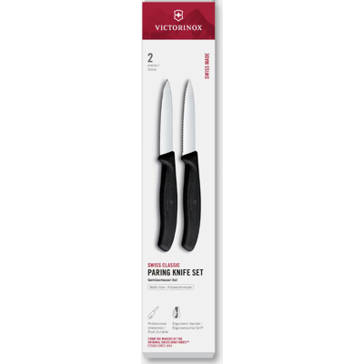 Victorinox Küchenmesser - Edelstahl - 2 Stück Victorinox Küchenmesser - Edelstahl - 2 Stück
