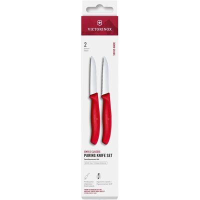 Victorinox 6.7491.2C1 Schälmesser - 8 cm - Rot Victorinox 6.7491.2C1 Schälmesser - 8 cm - Rot