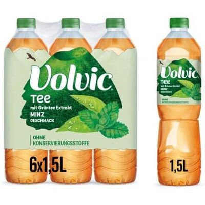 Volvic Grüner Tee Minze 6 x 1,5 L Volvic Grüner Tee Minze 6 x 1,5 L