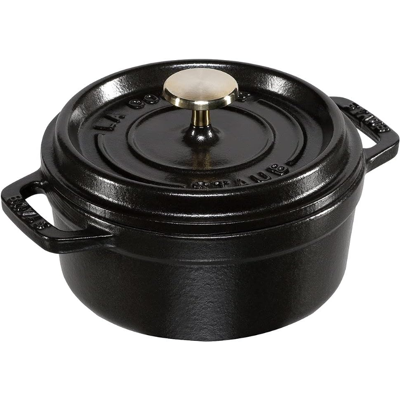 Staub Cocotte Klassische Emaille-Gusseisen-Kasserolle – Mit Deckel – 12 cm – 400 ml Staub Cocotte Klassische Emaille-Gusseisen-Kasserolle – Mit Deckel – 12 cm – 400 ml