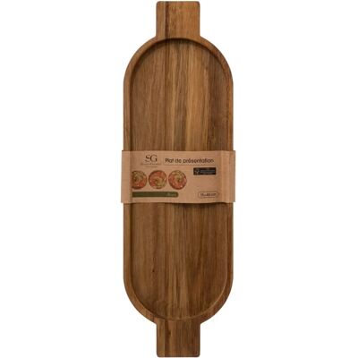 Secret de Gourmet Servierplatte aus Akazie 15 x 48 cm Secret de Gourmet Servierplatte aus Akazie 15 x 48 cm