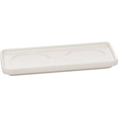 Secret de Gourmet Nora Vorspeisenset – 3 Teile, weißes Keramiktablett Secret de Gourmet Nora Vorspeisenset – 3 Teile, weißes Keramiktablett