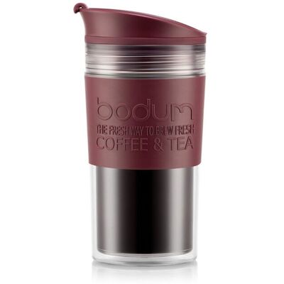 BODUM Reisebecher 350ml - Cranberry Braun - Doppelwandsystem BODUM Reisebecher 350ml - Cranberry Braun - Doppelwandsystem