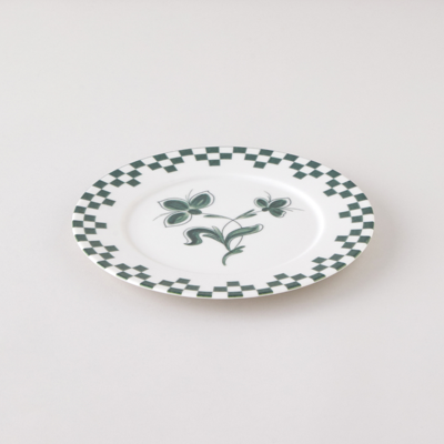 English Home Porzellan-Servierplatte 25 cm Grün English Home Porzellan-Servierplatte 25 cm Grün