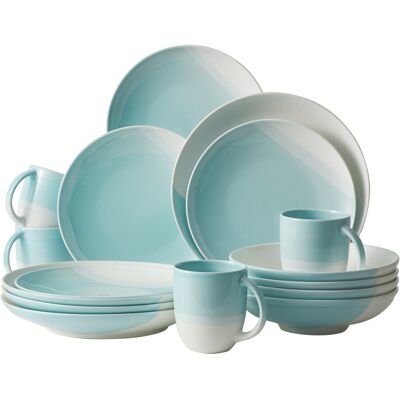 Jiwoo Nicole Geschirrset Blau+Weiß 4 Stück 8'' Salatteller + 4 Stück 8'' Essteller + 4 Stück 10'' Essteller + 4 Stück Tassen, 4 Stück in einer bedruckten Innenbox, 3 Innenboxen in einer bedruckten Box, dann in einem Außenkarton, 16 Stück/Karton 34,2*31*28 Jiwoo Nicole Geschirrset Blau+Weiß 4 Stück 8'' Salatteller + 4 Stück 8'' Essteller + 4 Stück 10'' Essteller + 4 Stück Tassen, 4 Stück in einer bedruckten Innenbox, 3 Innenboxen in einer bedruckten Box, dann in einem Außenkarton, 16 Stück/Karton 34,2*31*28