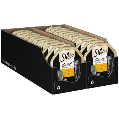 Sheba Pute in heller Sauce Katzenfutter - Erwachsene - 22x 85g Sheba Pute in heller Sauce Katzenfutter - Erwachsene - 22x 85g