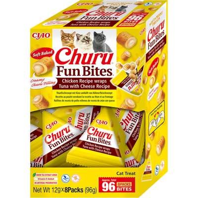 INABA CIAO - Katzensnacks - Leckere Snacks für Katzen - Pack 8 x 12g INABA CIAO - Katzensnacks - Leckere Snacks für Katzen - Pack 8 x 12g