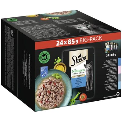 Sheba Modell Natürliche Zutaten Vitamine Getreidefrei - Katzenfutter Sheba Modell Natürliche Zutaten Vitamine Getreidefrei - Katzenfutter