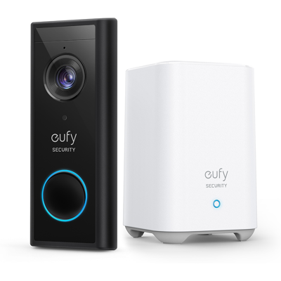 Eufy Sicherheit Video Türklingel 2K - Schwarz, Weiß - Kabellos, Batterie Eufy Sicherheit Video Türklingel 2K - Schwarz, Weiß - Kabellos, Batterie
